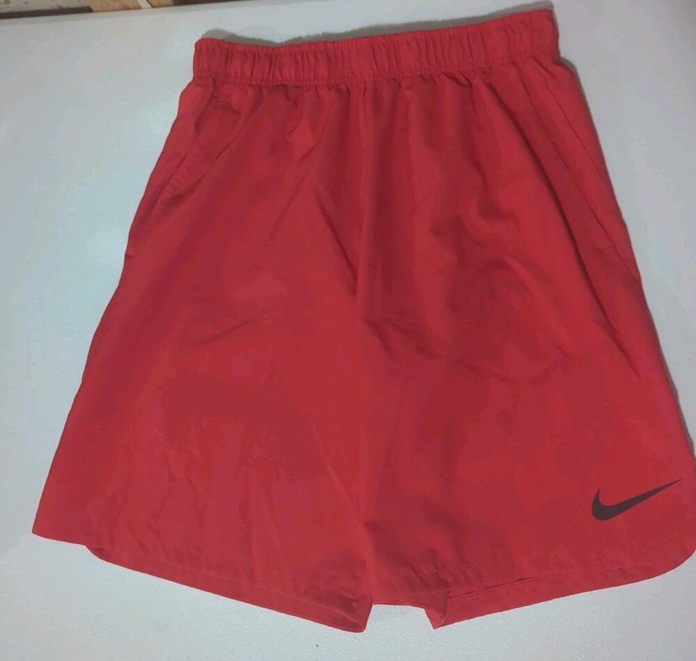 Nike Dri Fit Flex Mens Woven Training Shorts University Red- Size Medium